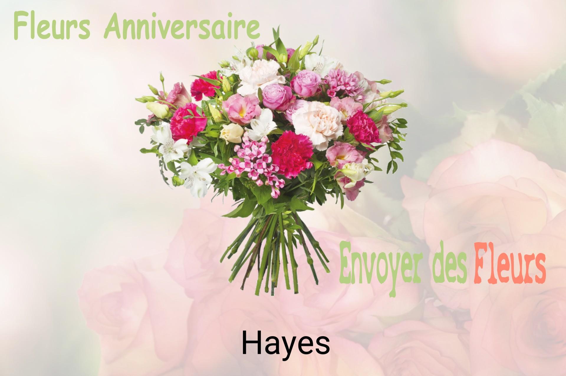 Bouquet de fleurs d’anniversaire livré à Hayes