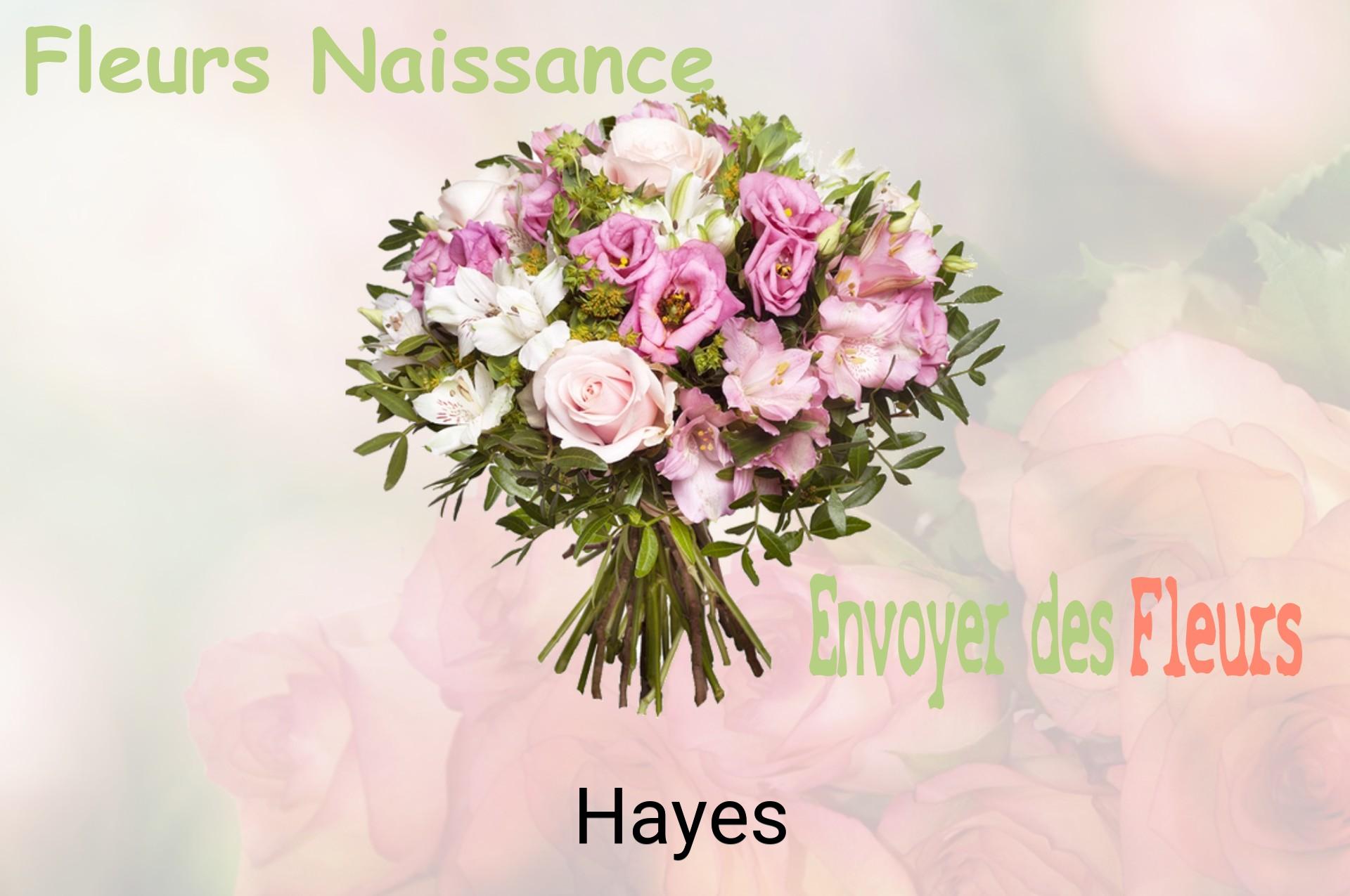 Bouquet de fleurs de naissance livré à Hayes